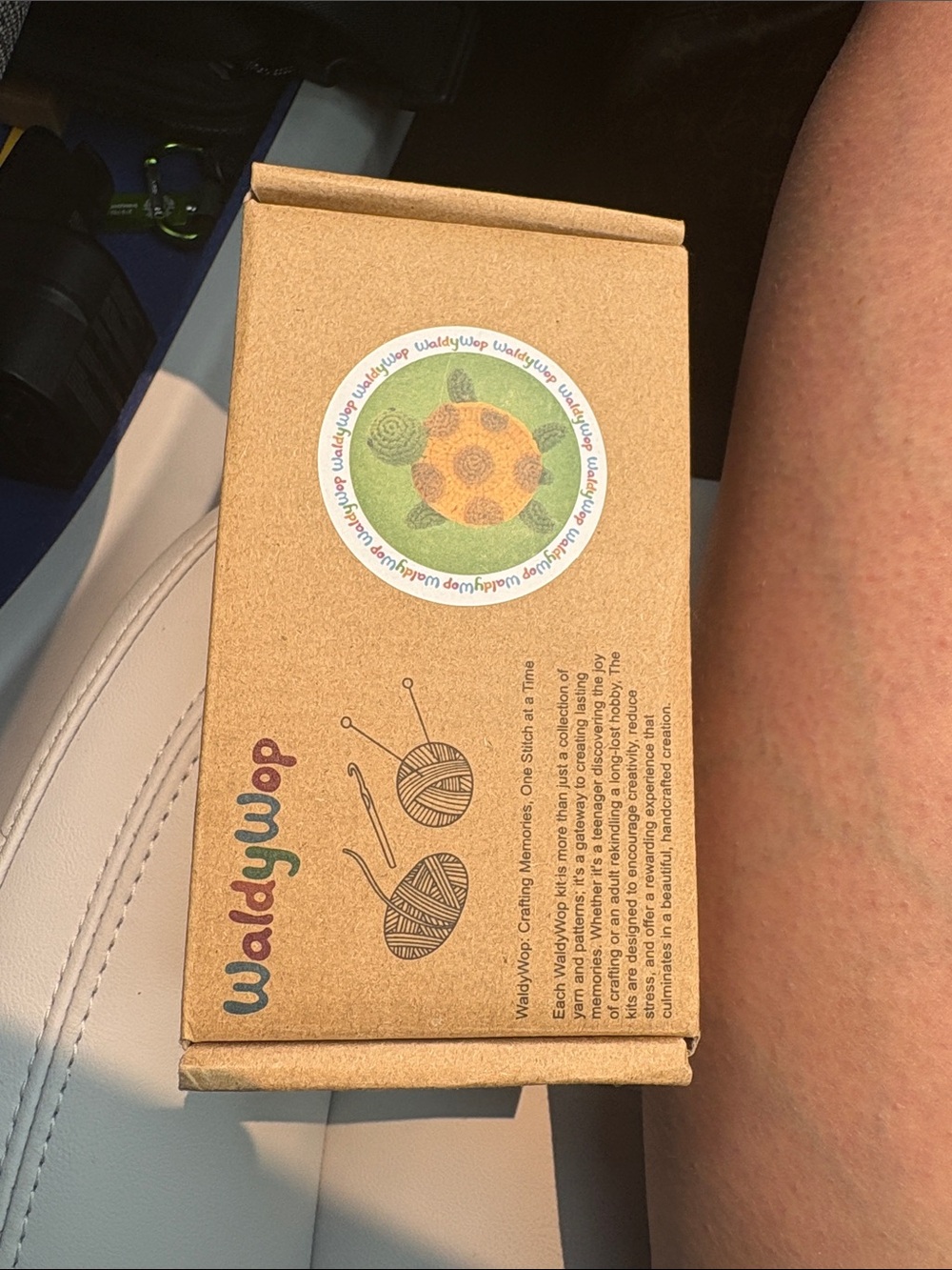 WaldyWop Crochet Kit Box -Turtle